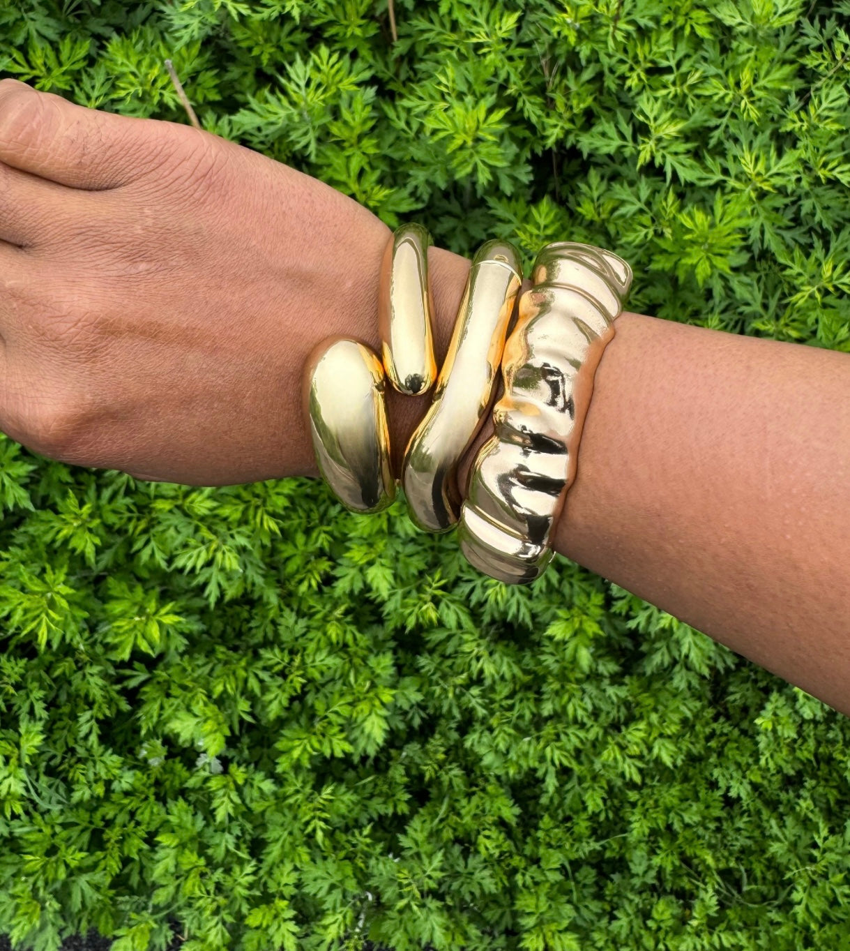 “WAVY BANGLE” SET