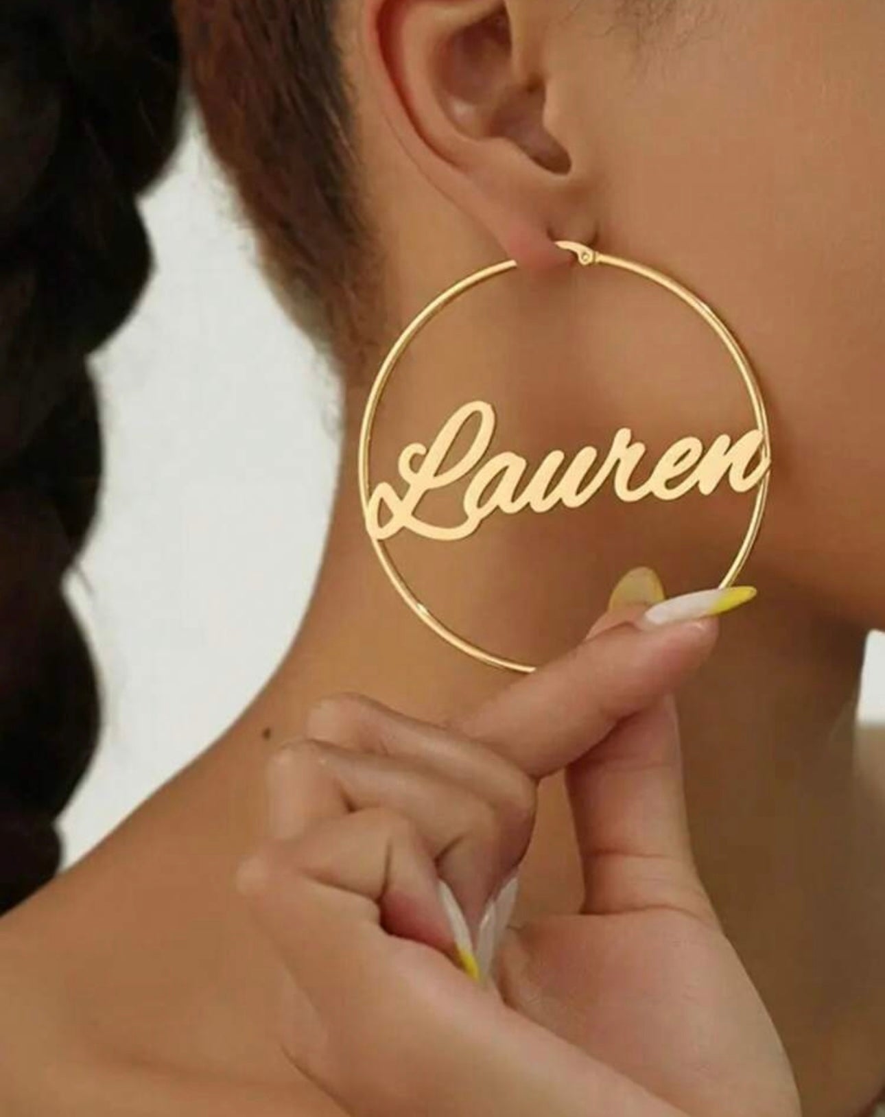 CUSTOM HOOP EARRINGS